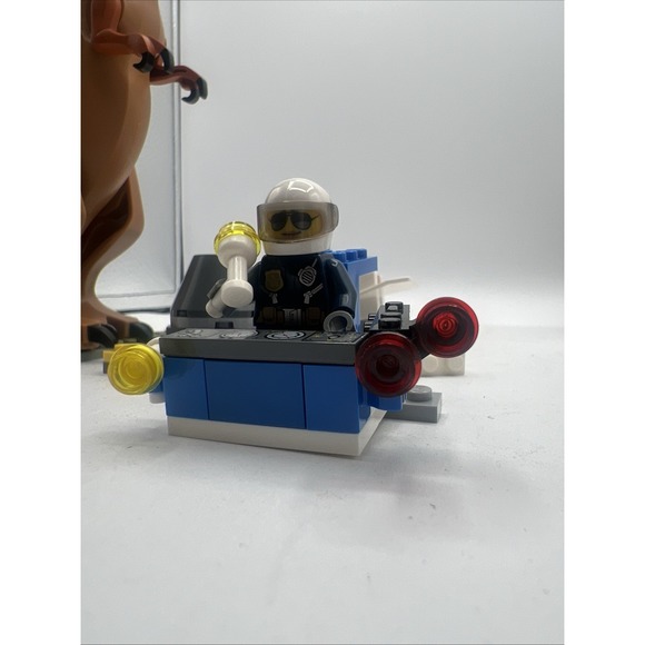 Lego T-Rex Dinosaur Figure Jurassic World No Tail Clumsy Guy Helicopter - Picture 3 of 3